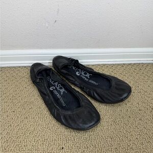Corso Como BallaSox Black Foldable Leather Ballet Slipper Flats (Women’s Size 6)